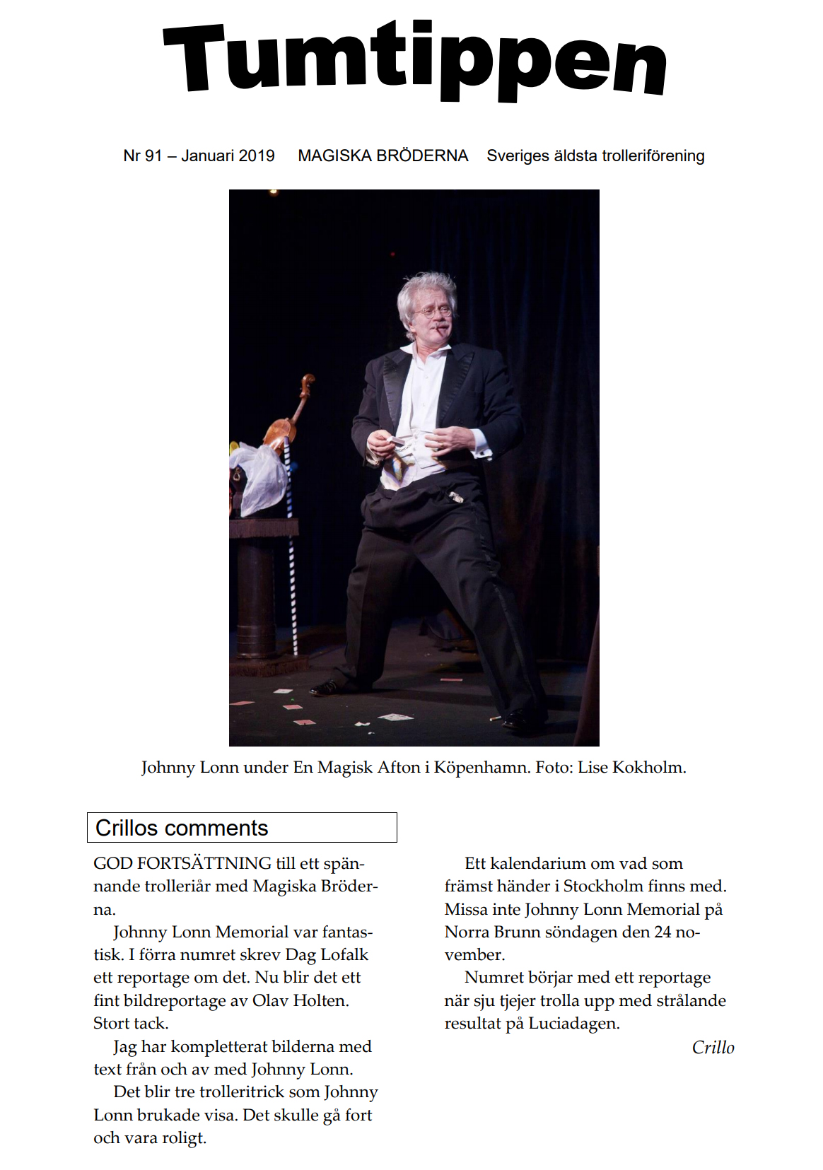 "Tumtippen" Nr 124  - oktober 2025