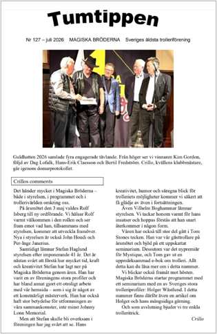 "Tumtippen" Nr 127  - juli 2026